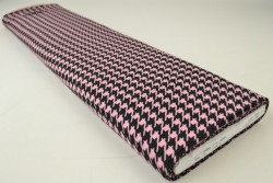 Viscose print 8628-01 pink / black