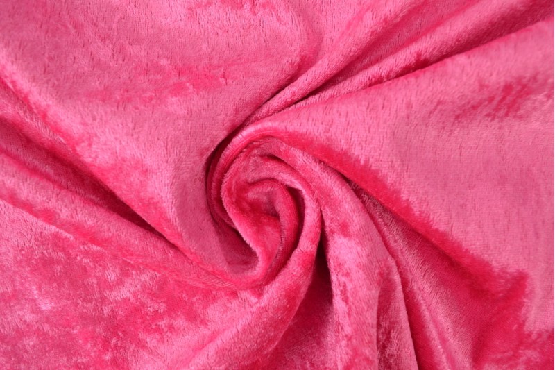 velours de panne 51 fuchsia