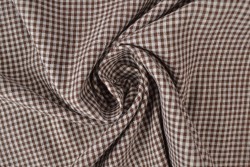 Cotton vichy checks 05-01 brown