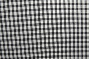 Cotton vichy checks 09-04 black glitter