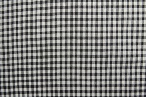 Cotton vichy checks 09-02 black glitter