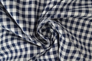 Cotton vichy checks 11-02 navy