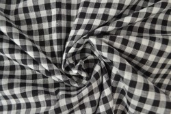 Cotton vichy checks 11-03 black