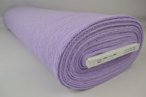 Jacquard cable knit fabric 21 lavender