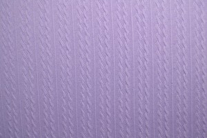 Jacquard cable knit fabric 21 lavender