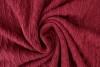 Jacquard cable knit fabric 77 bordeaux