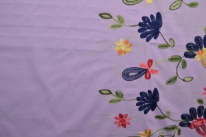 Cotton poplin embroidered 01-07