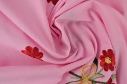 Cotton poplin embroidered 02-05