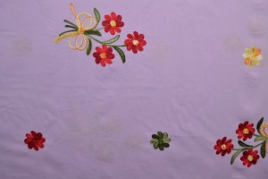 Cotton poplin embroidered 02-07