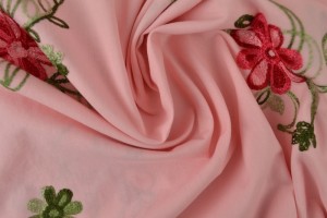 Cotton poplin embroidered 03-01