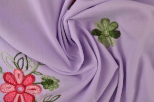 Cotton poplin embroidered 03-07