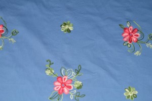 Cotton poplin embroidered 03-09